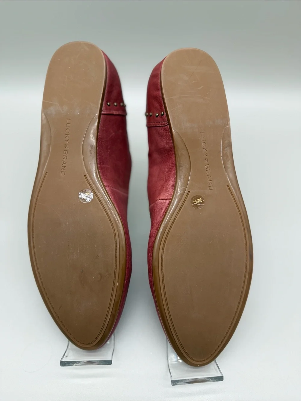 Lucky Brand Rose Ballet Flats with Stud Detail
